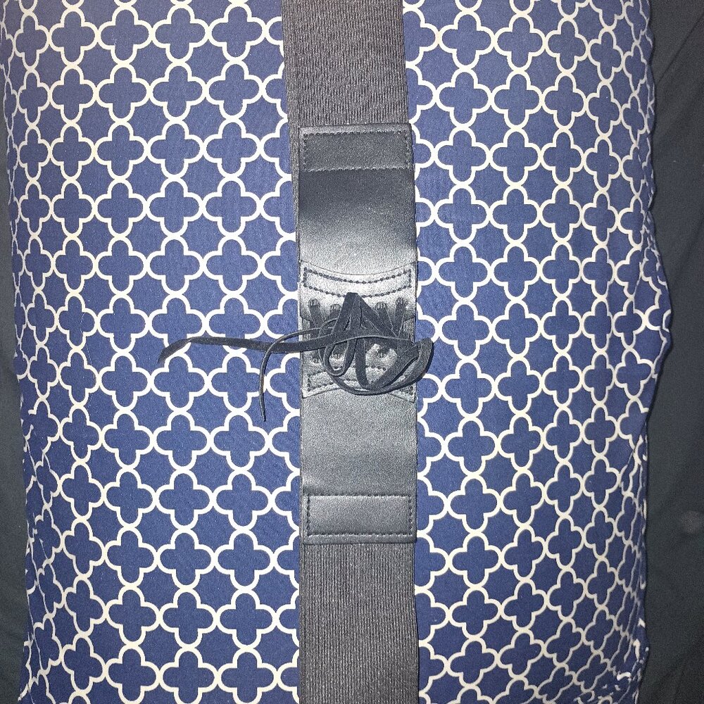 Faux Leather Mini Corset Belt Size XL